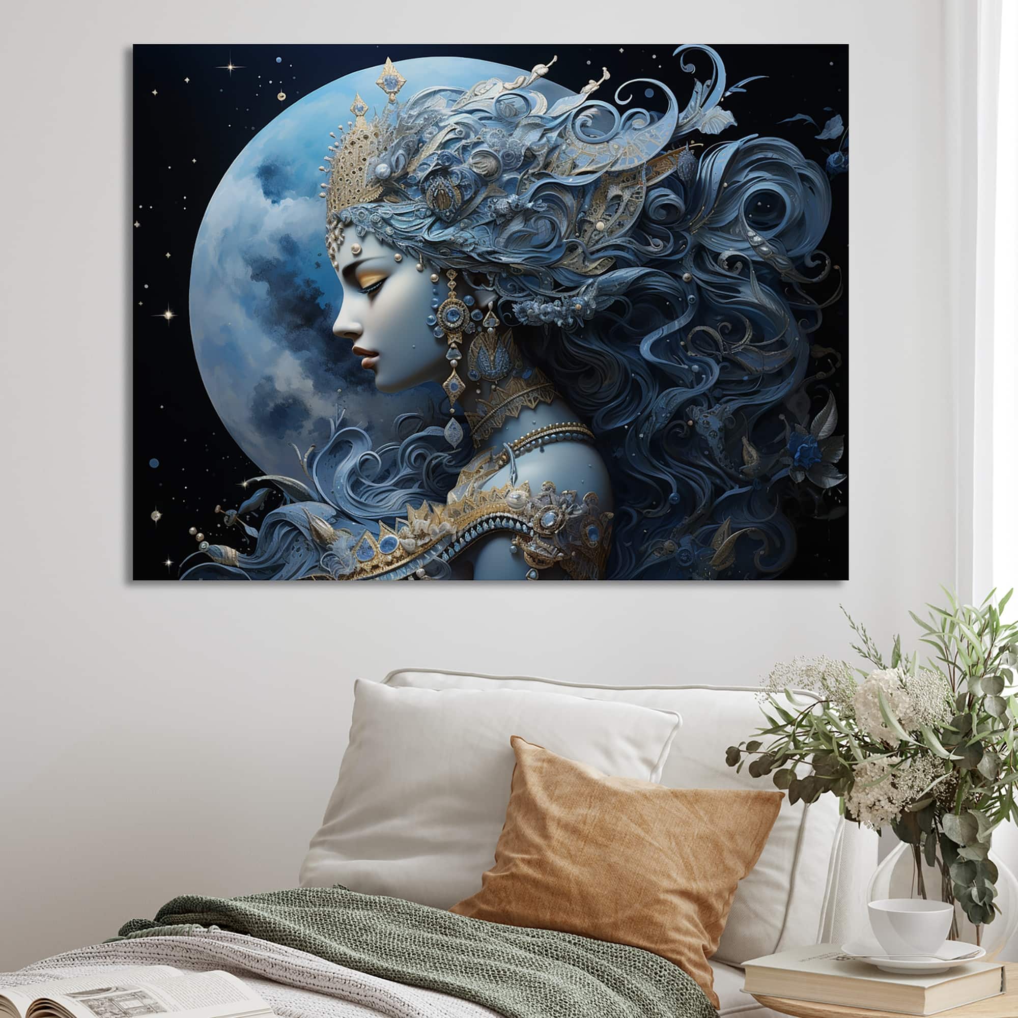 Designart "Hinduism Chandras Soma Celestial God Of The Moon I" Hinduism